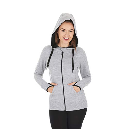 Minus33 Merino Wool Merino Wool Hoodie - Expedition Heavyweight - Fleece Brushed Sweatshirt - Ash Gray Small - Image 4