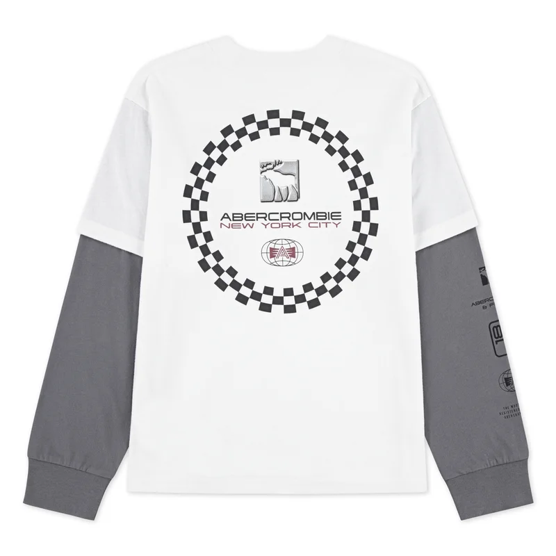 أبيركرومبي آند فيتش AFB ANF RACETRACK TEE
