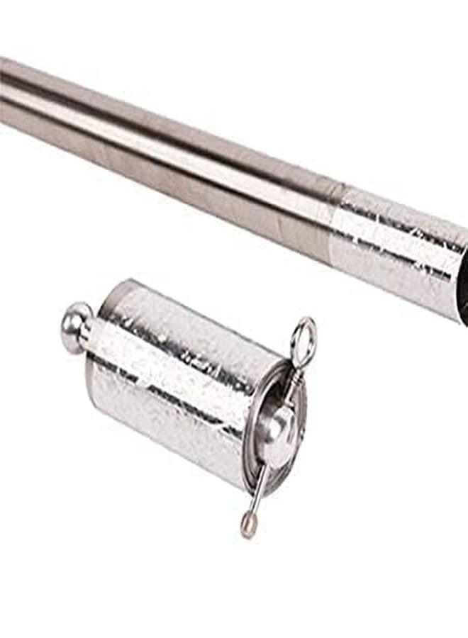 KRISHNPRIYA Magic Stick Silver Appearing Cane Metal Steel Stick Stretchable Extendable Stick Magical Pocket Stick Staff for Girls Boys Adult - Image 2