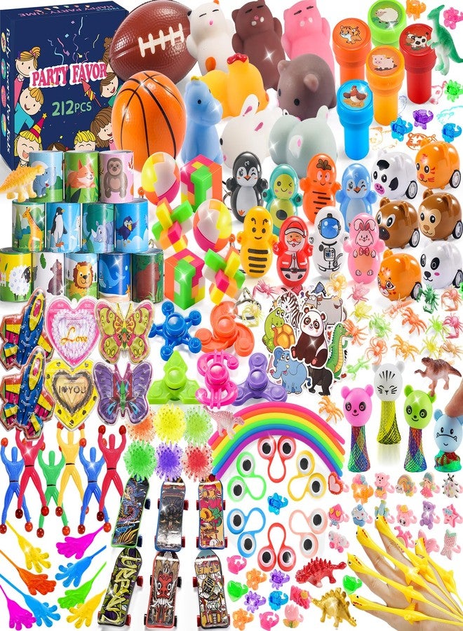 Yutin 212 Pcs Party Favors for Kids, Bulk Prize Box Toys for Kids Classroom Elementary, Goodie Bags Easter Egg Fillers for Ages 4-8 8-12, Pinata Stuffers, Treasure Chest Small Toys, Birthday Gifts - Image 1