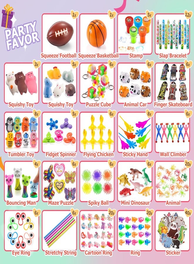 Yutin 212 Pcs Party Favors for Kids, Bulk Prize Box Toys for Kids Classroom Elementary, Goodie Bags Easter Egg Fillers for Ages 4-8 8-12, Pinata Stuffers, Treasure Chest Small Toys, Birthday Gifts - Image 3