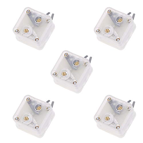 Acxico 5Pcs 223p Duplex Radio Variable Capacitor 60pf/140pf 2.1mm Hole Shaft for Pocket Radio Accessories - Image 2