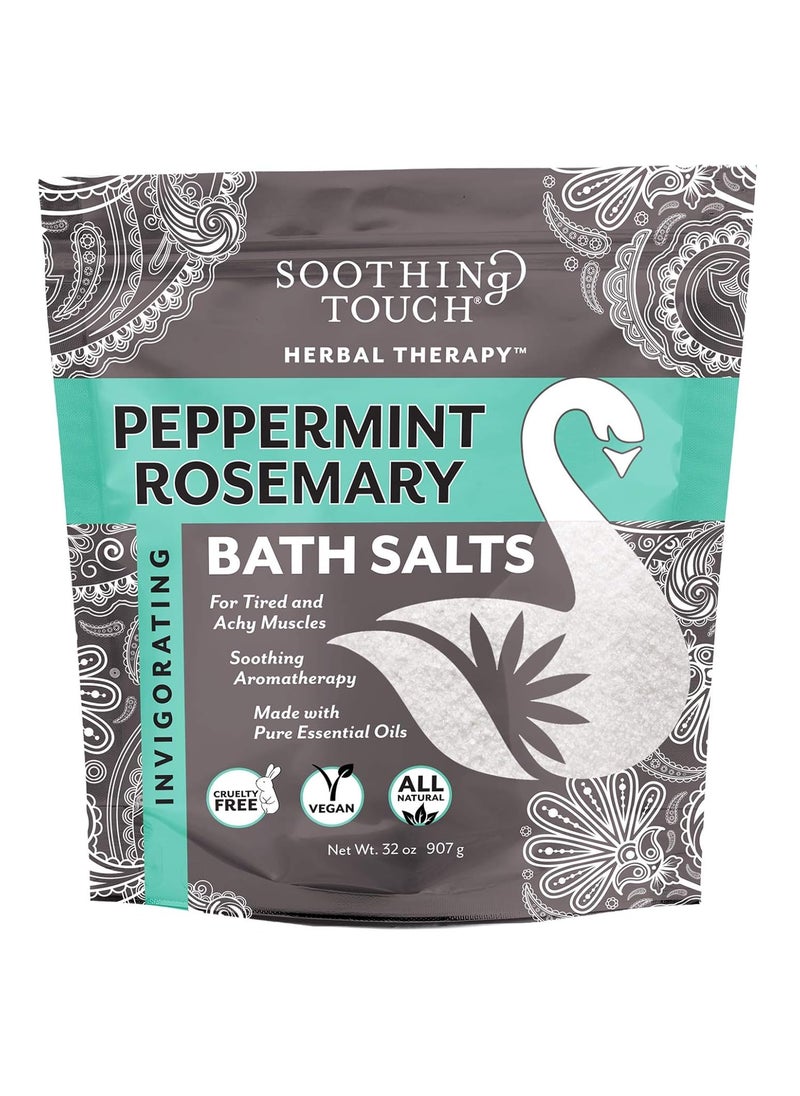 Soothing Touch - SOOTHING TOUCH Bath Salts Peppermint Rosemary 32 OZ - Image 1