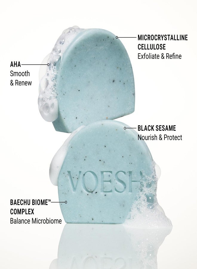 VOESH Body Buffing Bar, Body Exfoliator, Body Scrub Soap, Exfoliating Soap Bar with AHA - Image 5