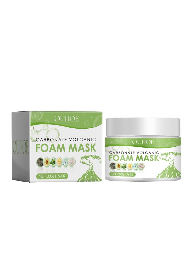 OUHOE - Deeply Cleansing Volcanic Mud Purifying Clay Stick Mask ,Pore Spa Bubble Face Mask ,Deep Cleaning Foam Oil Control Exfoliation Anti Acne Facial Skin care 50g - Image 1