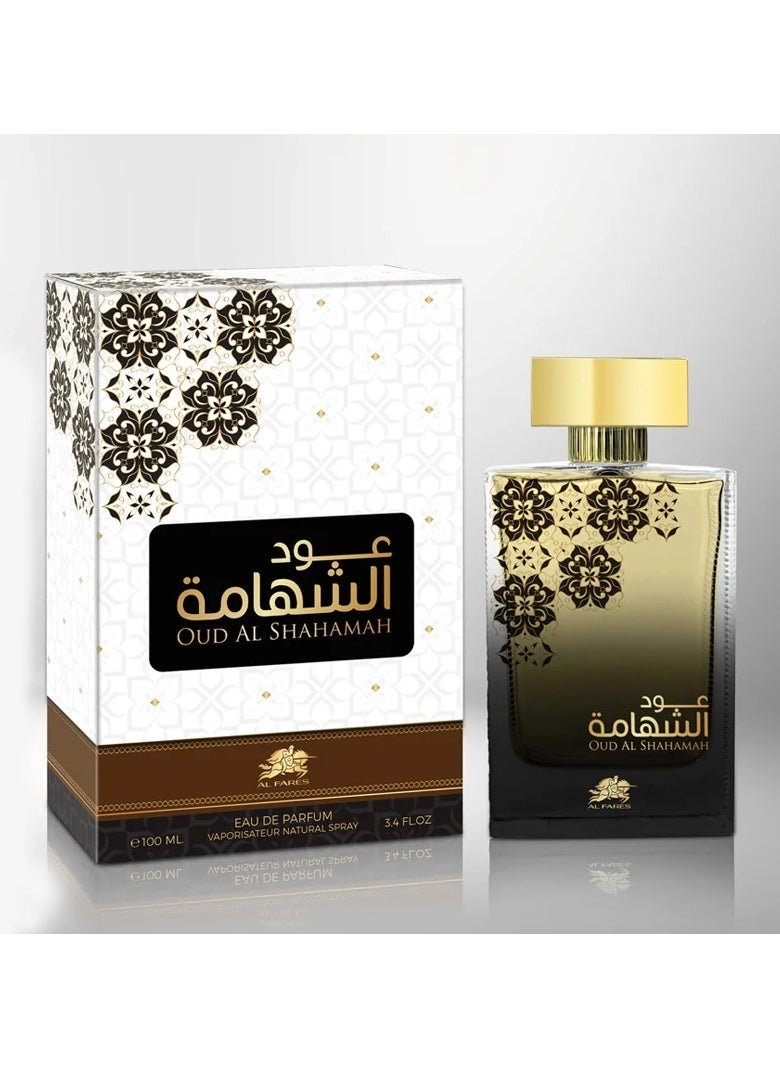 Al Fares Oud Al Shahamah Eau De Parfum For Unisex - 100 ML  - Image 1