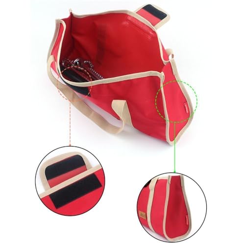 PAHAL 17 Inch Heavy Duty Tool Bag – Single Compartment Power Tool Carry Bag with Handle for Electrician, Plumber, Carpenter, Technician & Mechanic, Durable Tool Storage Bag. - Image 5