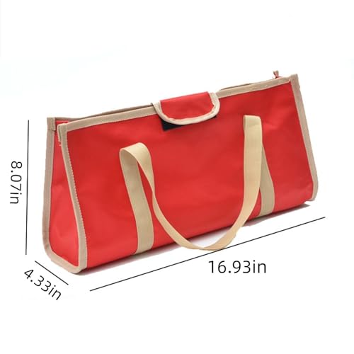 PAHAL 17 Inch Heavy Duty Tool Bag – Single Compartment Power Tool Carry Bag with Handle for Electrician, Plumber, Carpenter, Technician & Mechanic, Durable Tool Storage Bag. - Image 4