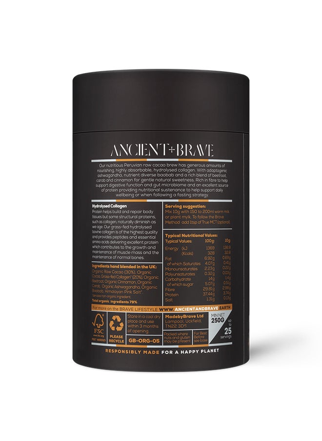 ANCIENT + BRAVE - Cacao Collagen 250g - Image 1