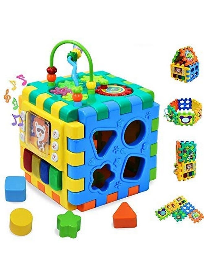 Smartcraft Smartcraft Activity Cube Multipurpose Play Centre for Toddlers and Kids, Skill Improvement Educational Game Toys, Busy Learner Cube  - Image 1