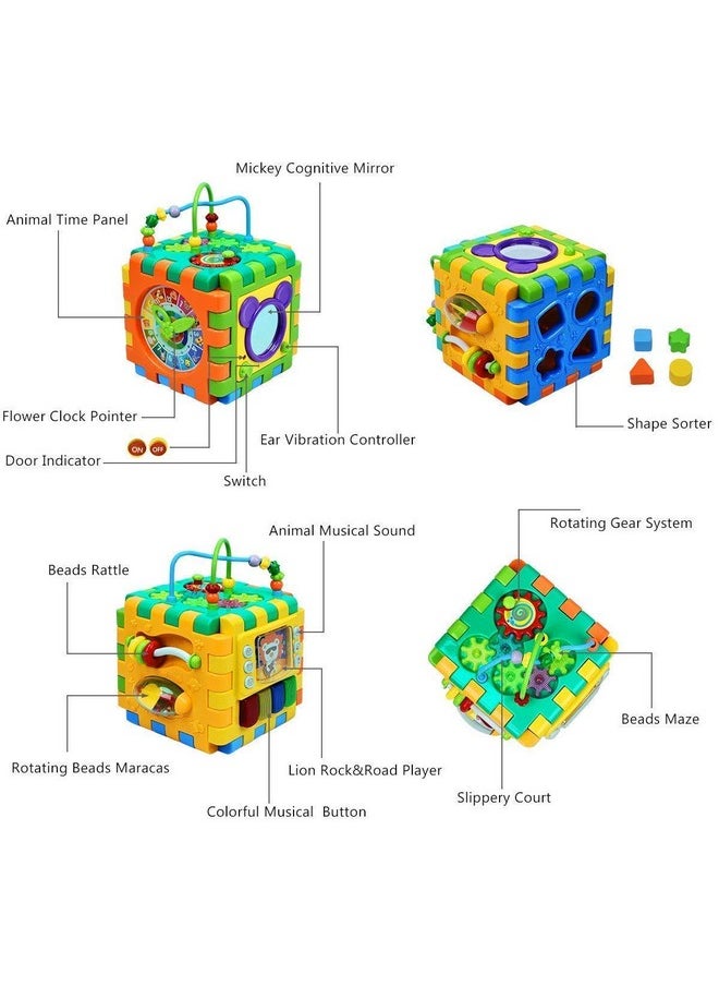 Smartcraft Smartcraft Activity Cube Multipurpose Play Centre for Toddlers and Kids, Skill Improvement Educational Game Toys, Busy Learner Cube  - Image 4