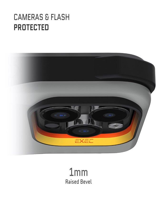 جوستك جراب Ghostek Exec Wallet لهاتف iPhone 15 Pro - حامل بطاقات ائتمان مغناطيسي، متوافق مع ملحقات MagSafe، مسند (6.1 بوصة، رمادي) - Image 4