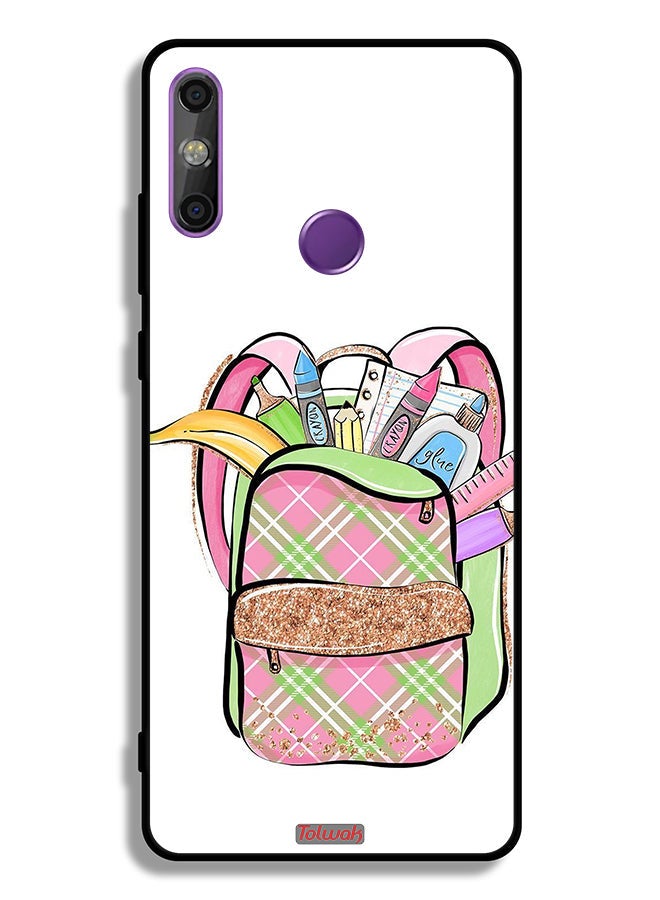 Tolwak Huawei Enjoy 20e Protective Case Cover Unicorn Girl Bag - Image 2