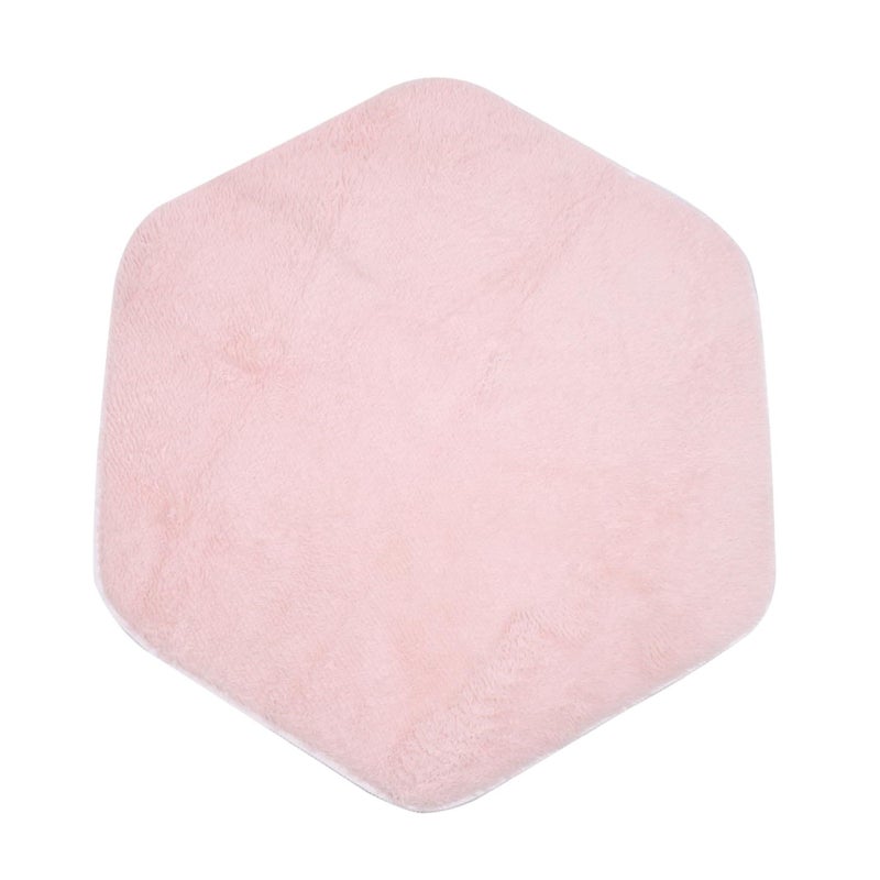 Non Toxic Plush Hexagon Play Mat Soft Carpet Rug For Indoor Nursery Floor Decor - Image 2