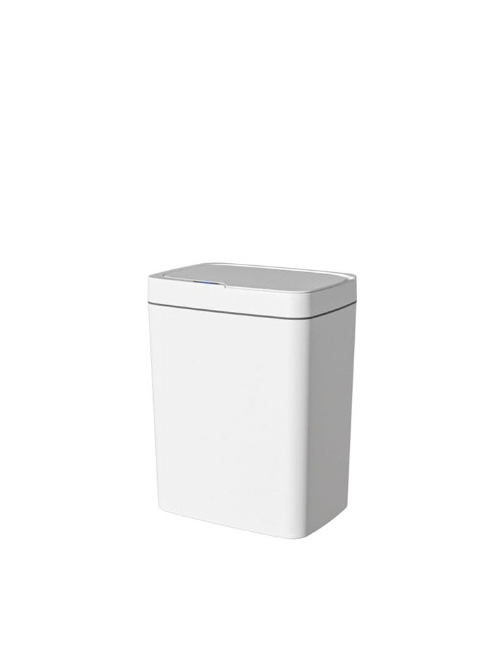TRASSLE Automatic Bathroom Trash Can, Smart Garbage Can with Lid Small Trash Bin, Motion Sensor Trash Can Touchless, 18L Kitchen Trash Can Slim Waste Basket for Bedroom, Bathroom, Kitchen  - Image 1