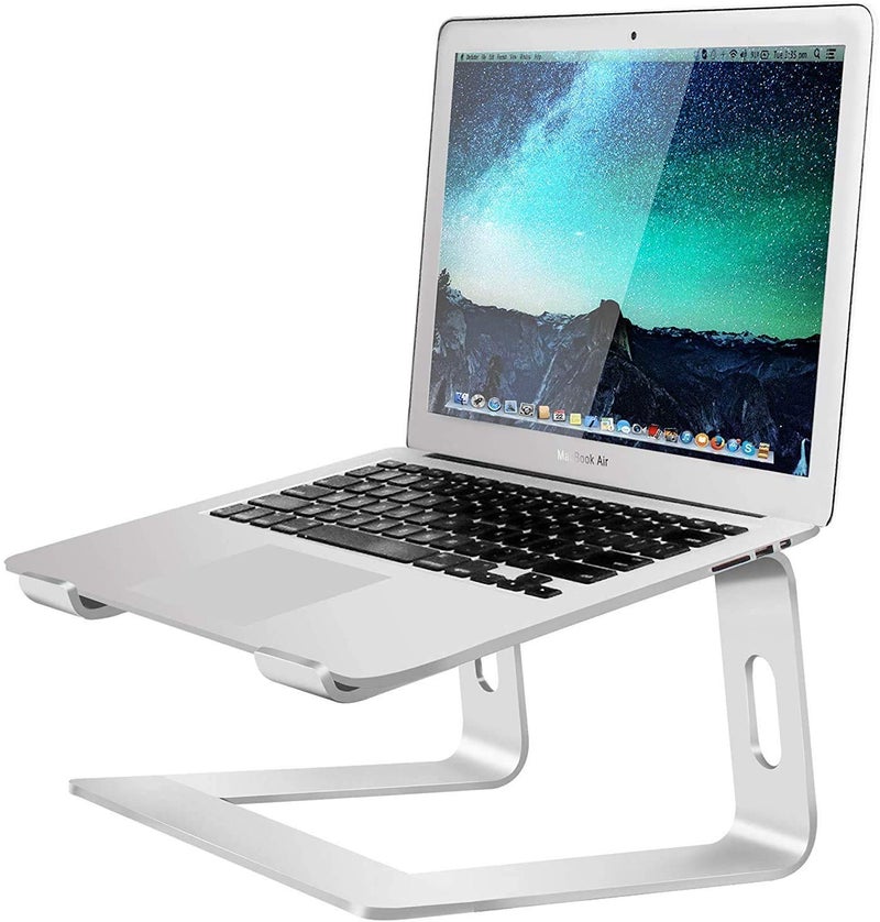 Adofys Laptop Stand, Detachable Computer Stand, Ergonomic Aluminum Laptop Stand for Desk, Laptop Riser Notebook Holder Compatible with MacBook Pro Air, Lenovo, HP, Dell, and 10-17" Laptops - Image 1