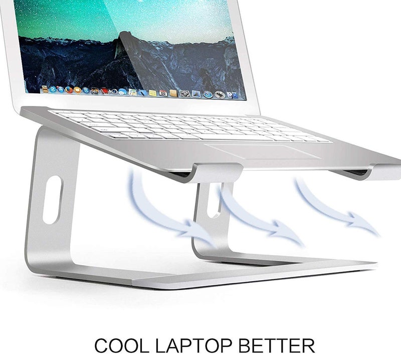 Adofys Laptop Stand, Detachable Computer Stand, Ergonomic Aluminum Laptop Stand for Desk, Laptop Riser Notebook Holder Compatible with MacBook Pro Air, Lenovo, HP, Dell, and 10-17" Laptops - Image 5