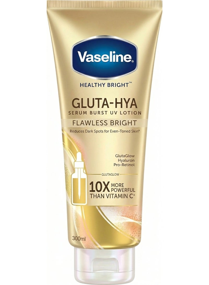 Vaseline Gluta Hya Flawless Glow Face and Body Lotion 300ml - Image 1