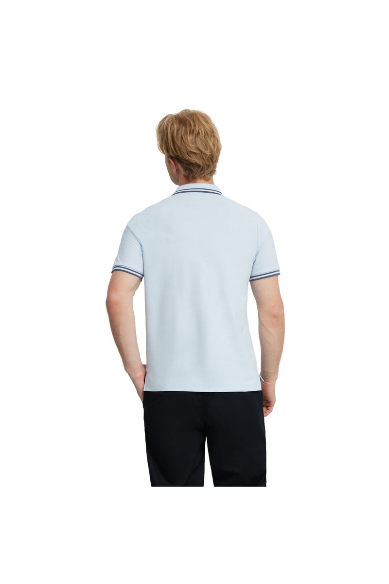 جيوردانو بولو رجالي أزرق سادة بيكيه - Image 4