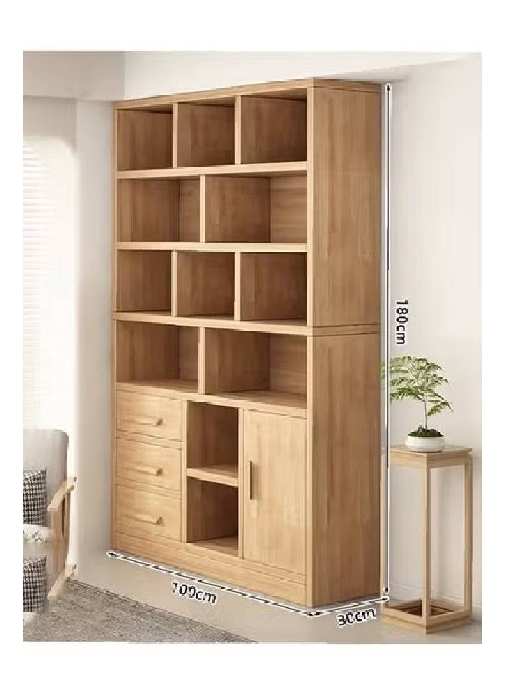 keke Multi-Layer Storage Bookshelf Rack Stylish Living Room Home Storage & Display Cabinet - Image 2