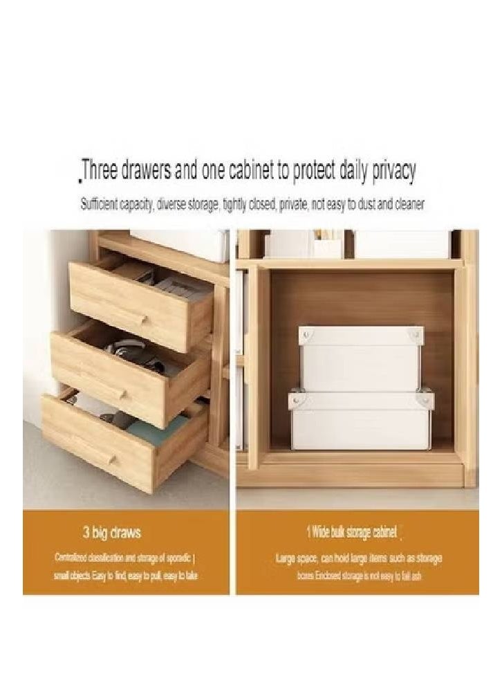 keke Multi-Layer Storage Bookshelf Rack Stylish Living Room Home Storage & Display Cabinet - Image 3