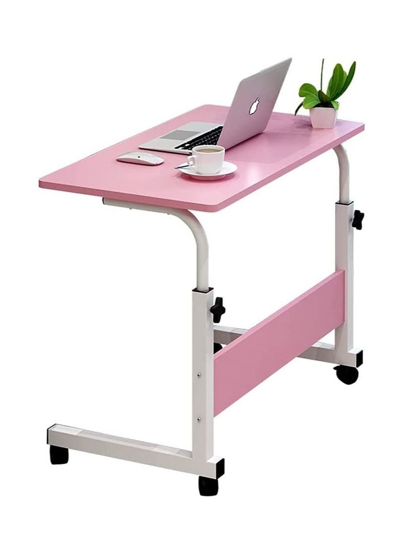 DubaiGallery - Adjustable Height Laptop Table with, Mobile Computer Stand Desk Portable Side Table for Bed Sofa, Bed, Balcony, Garden Folding Table - Image 1