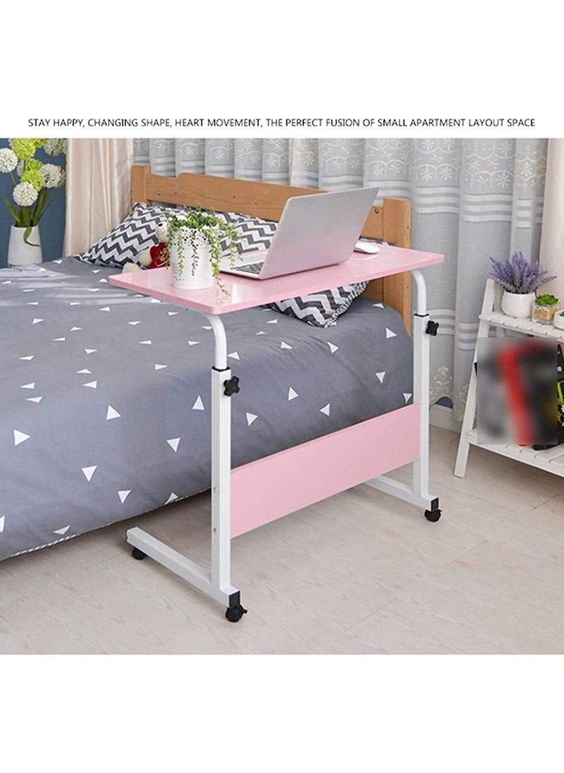 DubaiGallery - Adjustable Height Laptop Table with, Mobile Computer Stand Desk Portable Side Table for Bed Sofa, Bed, Balcony, Garden Folding Table - Image 1