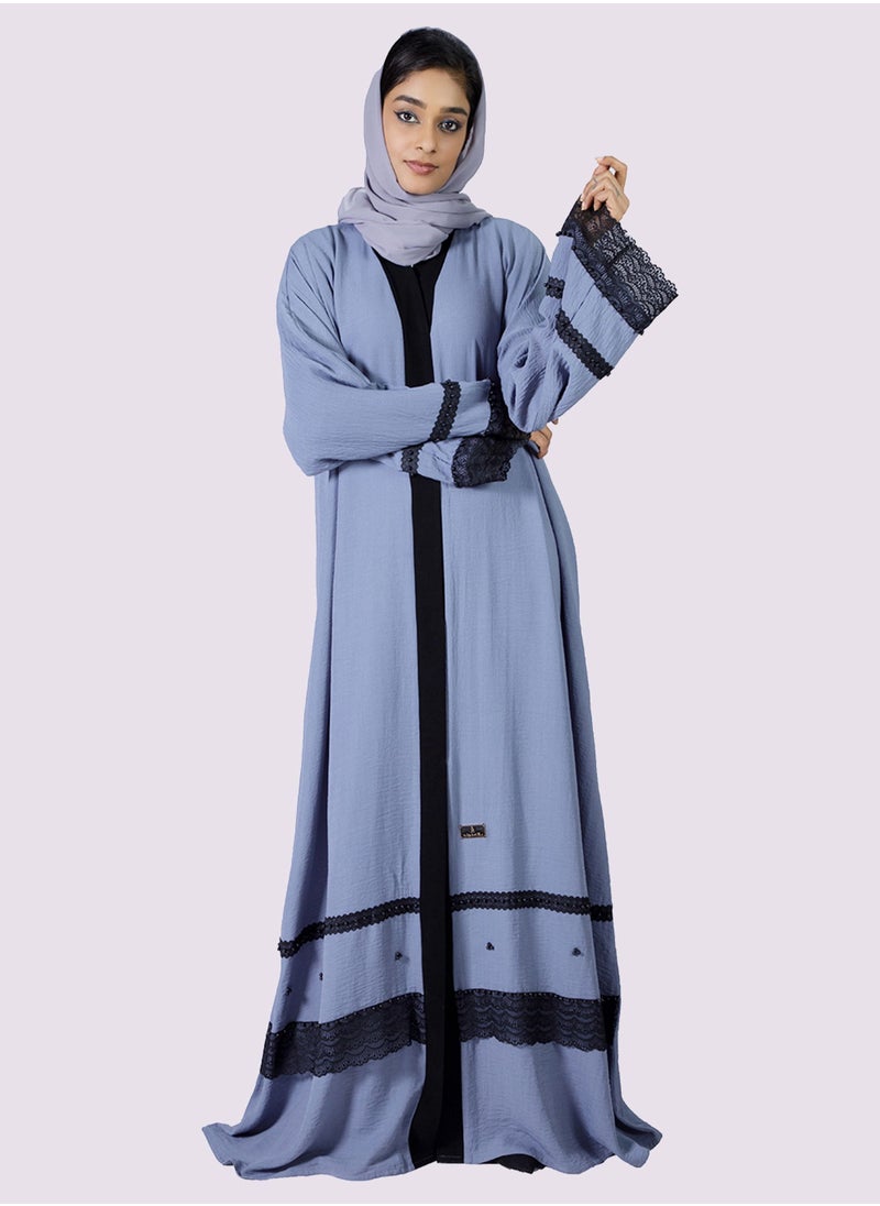 Sara Arabia عباية سارا أرابيا كاجوال ذات تصميم مفتوح من الأمام  - Image 1