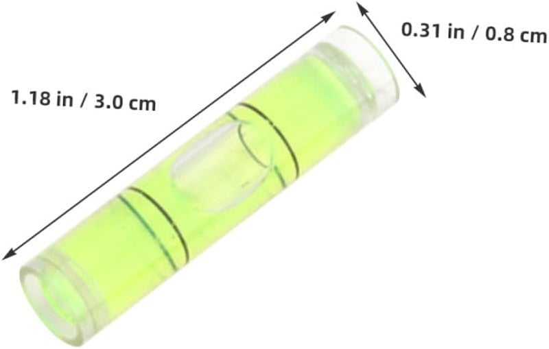 100 قطعة من مستويات الروح الفلورية تصميم أسطواني عالي الدقة لتثبيت الأثاث وتعليق الصور - Image 3