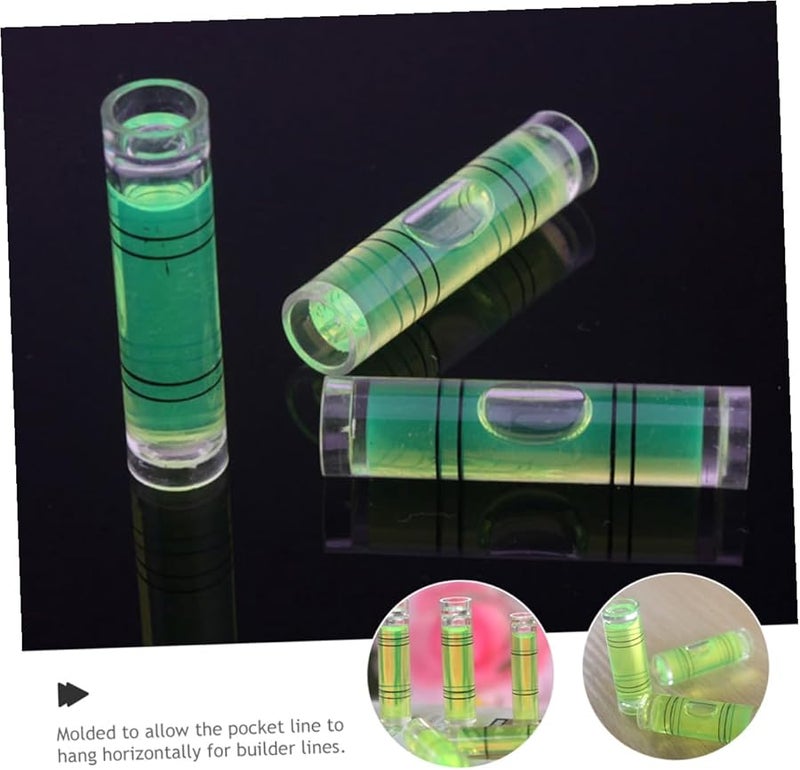 100 قطعة من مستويات الروح الفلورية تصميم أسطواني عالي الدقة لتثبيت الأثاث وتعليق الصور - Image 4