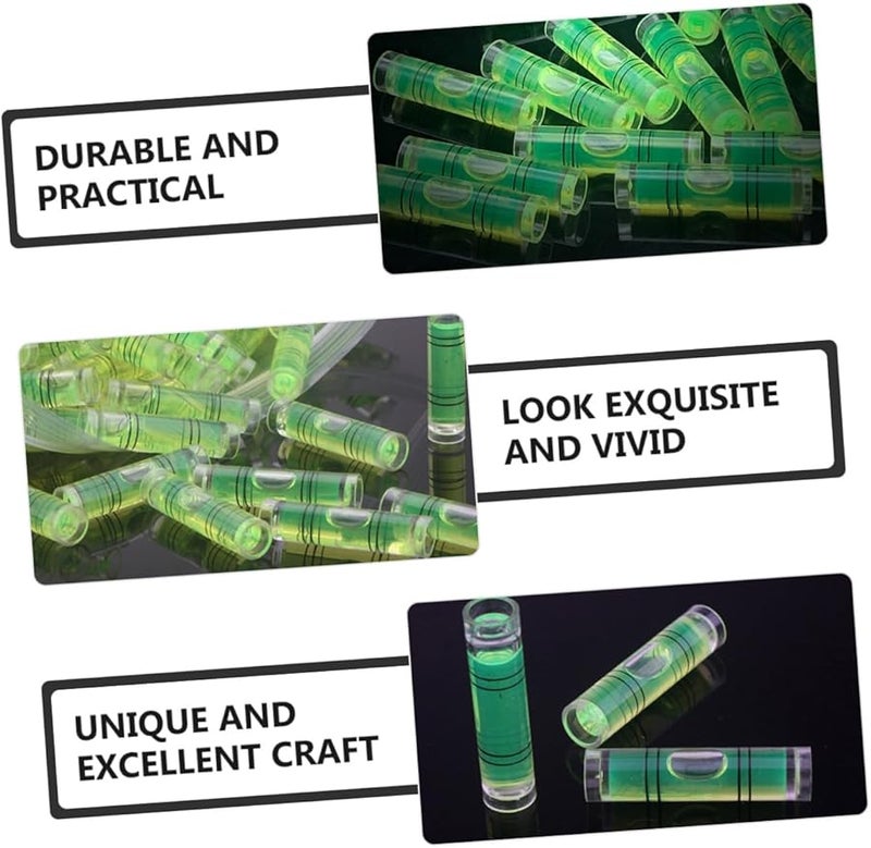 100 قطعة من مستويات الروح الفلورية تصميم أسطواني عالي الدقة لتثبيت الأثاث وتعليق الصور - Image 5