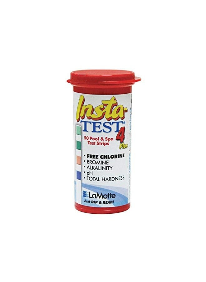 Lamotte Insta-Test 4 Plus, Free Chlorine, Bromine, Alkalinity, Ph, Total Hardness Testing - Image 1