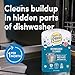 Lemi Shine Natural Dishwasher Cleaner Hard Water Citric Acid Cleaning Powder Lemon Scented EcoFriendly Dishwasher Cleaner Deodorizer 176 oz - Image 4