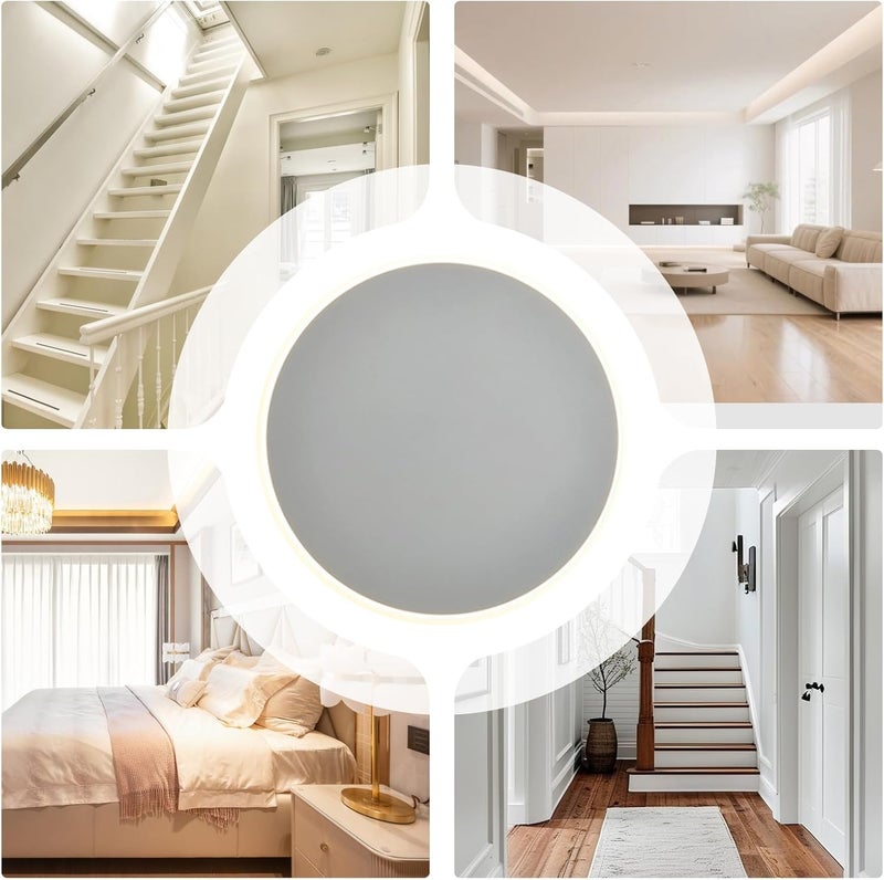 Gulf mainstream practical design Wall Mount Light - 4000K LED Round Warm Cordless Lamp | Corner Wall Light | for Kitchens Hallways Patio Porch Balcony Walkway Pathway Courtyard Front Porch Doorstep Entryway Garden Scheduled warehouse deliver Global flexible sizing options Worldwide simple practical design Locally packed stock Market demand focused build Full village delivery cover Tiered purchase options Yearly optimized delivery route Gulf climate upgraded quality Standard fit Temp fluctuation resistant crafted quality Workday cycle fulfillment Dispersed regional warehouses Longevity optimized build Classified organized storage Multiple options Storage & transit friendly Bulk storage easy optimized build Individual group scene compatible Local licensed courier Worldwide popular practical build Hardened processed substance Trendy budget practical design All item simple matching build - Image 4