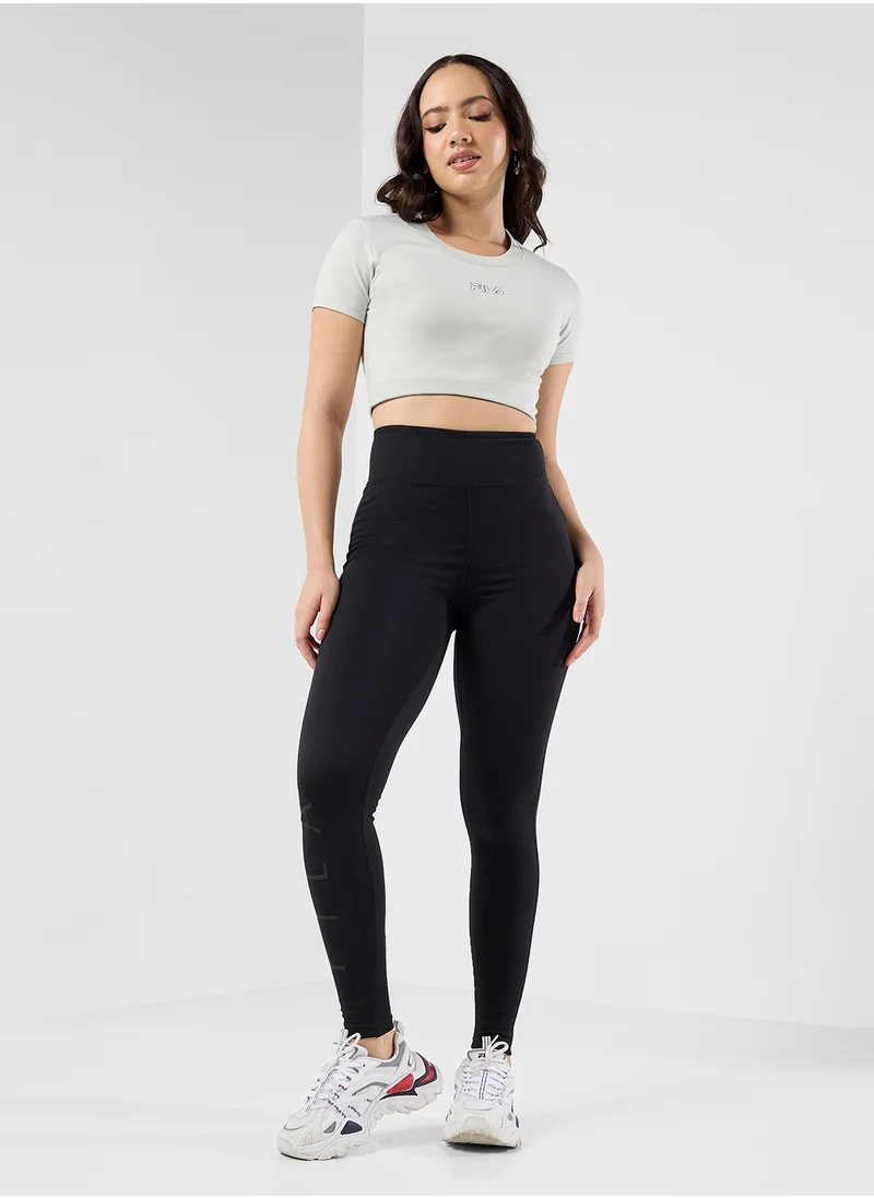 فيلا Hd Rasied Rubber Transfer Leggings