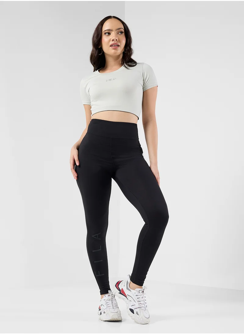 FILA Hd Rasied Rubber Transfer Leggings