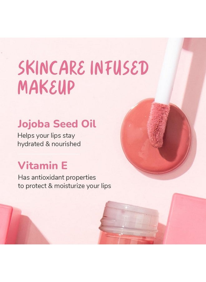 Moody Drip Matte Liquid Lipstick - Nude Nectar, with Jojoba Seed Oil & Vitamin E | Transferproof, Long Lasting & Vibrant Lip Colors That Last Upto 12 Hours | Paraben Free Lip Tint, 4ml - Image 4