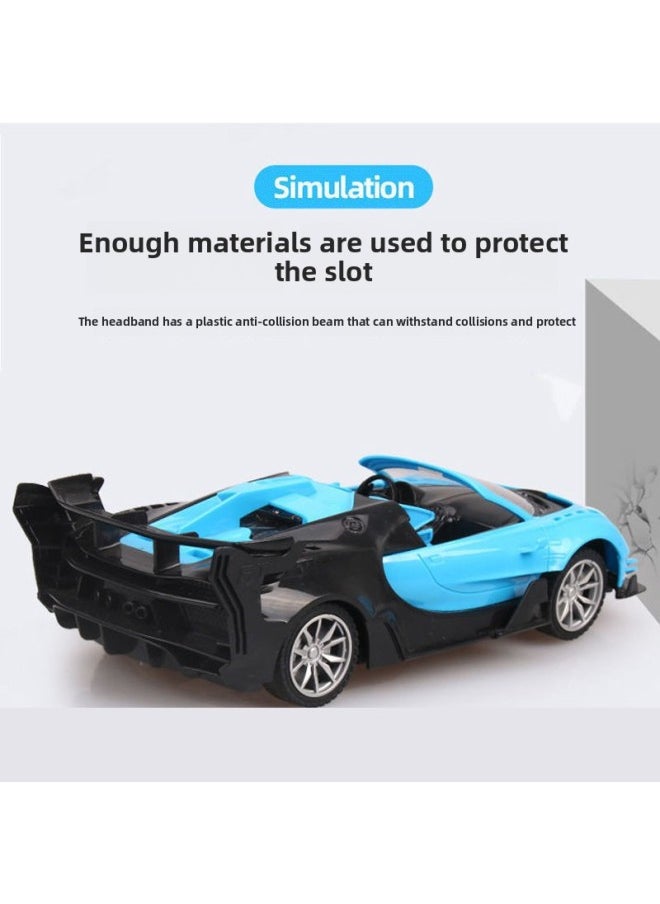 Generic Children's Toy Remote Control Car High-speed Fall-resistant Rechargeable Electric Drift Racing Car Bugatti Remote Control Car Toy Car-Color:Gm Bujiadi Red [with Lights]-Scale:Gift Box Version [a Set Of Rechargeable Batteries + Charging Cable + Gift Box]  - Image 5