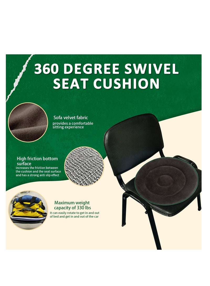 Ehucon 360-Degree Swivel Seat Cushion for Car or Chair – Ideal for Bed to Wheelchair, Wheelchair to Chair, and Vehicle Entry & Exit Transfers - Image 2