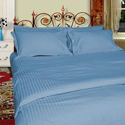 MORADO Linen 100% Cotton 210 TC King Bed Size Bedsheet with 2 Pillow Covers (100x108 inch) - Image 1