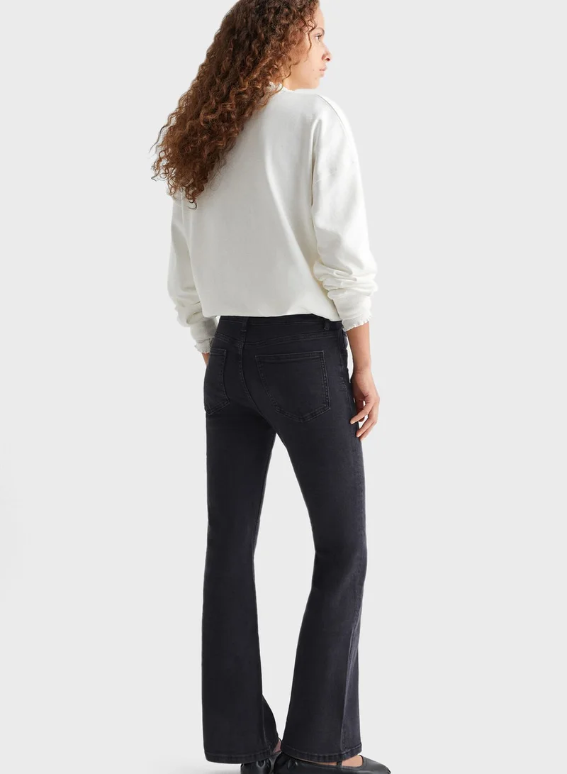 MANGO Youth Flared Jeans