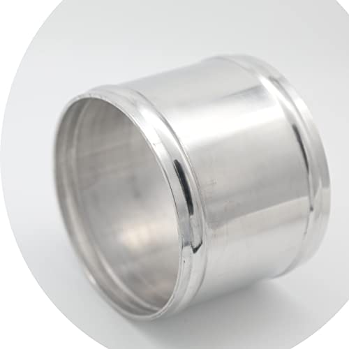 KRD PERFORMANCE 89mm35 OD Length 3 76mm Straight 35 Inch 6061 Aluminum Alloy Hose Joiner Tube Intercooler Pipe Connector High Class Glossy Polished Treatment Air Intake Tube with Bead Roll - Image 3