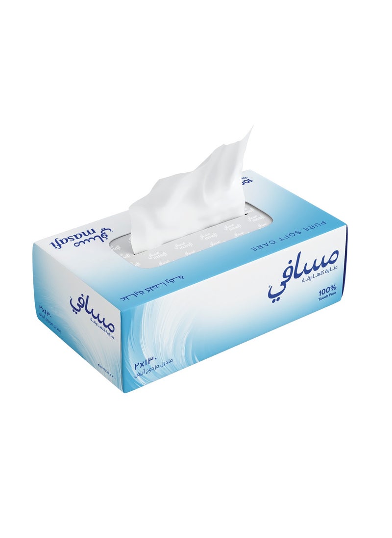 Masafi Masafi Facial Tissue Pack of 5 x 130 sheets x 2 Ply  - Image 2