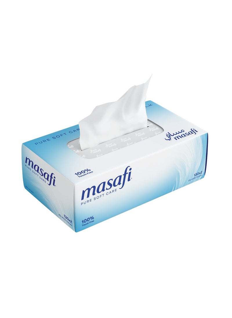 Masafi Masafi Facial Tissue Pack of 5 x 130 sheets x 2 Ply  - Image 3