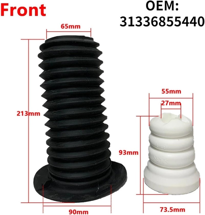 DEMULAX Rubber Buffer Suspension Shock Absorber Bump Stop - Image 4