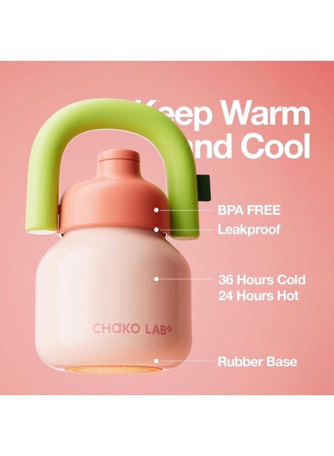 Chako Lab Stainless Steel Vacuum Insulated Tumbler - Pink Green