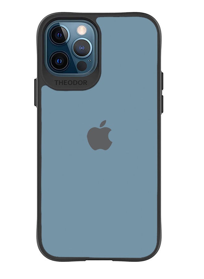 Theodor Protective Hybrid Case Cover For Apple Iphone 12 PRO 6.1 Black  - Image 1