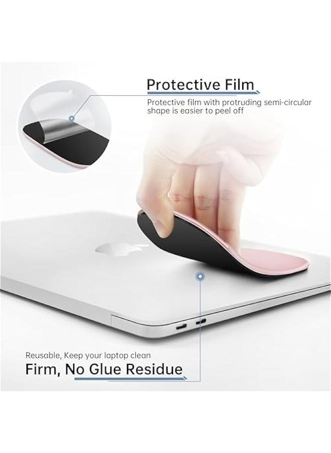 Generic - Mouse Holder for Laptop, Bag for Computer Mouse, Protective Sleeve for Magic Mouse, Sticky Adhesive Case, Compatible with MacBook or iPad - Image 1