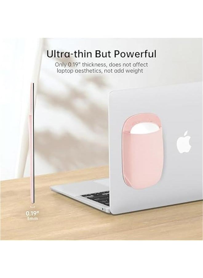 Generic - Mouse Holder for Laptop, Bag for Computer Mouse, Protective Sleeve for Magic Mouse, Sticky Adhesive Case, Compatible with MacBook or iPad - Image 1