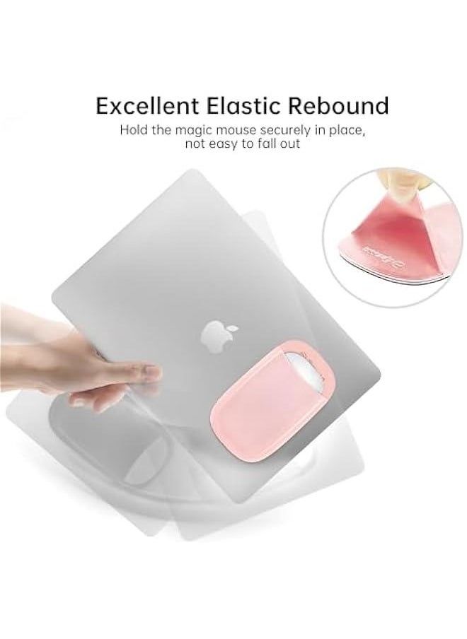 Generic - Mouse Holder for Laptop, Bag for Computer Mouse, Protective Sleeve for Magic Mouse, Sticky Adhesive Case, Compatible with MacBook or iPad - Image 1